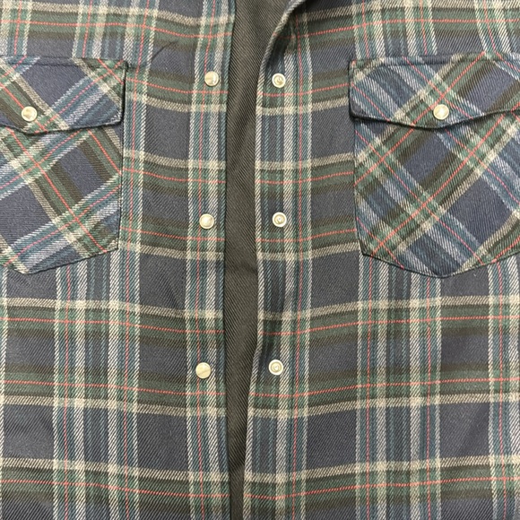 Zara women flannel overshirt with fringe. Size XS - Picture 5 of 6